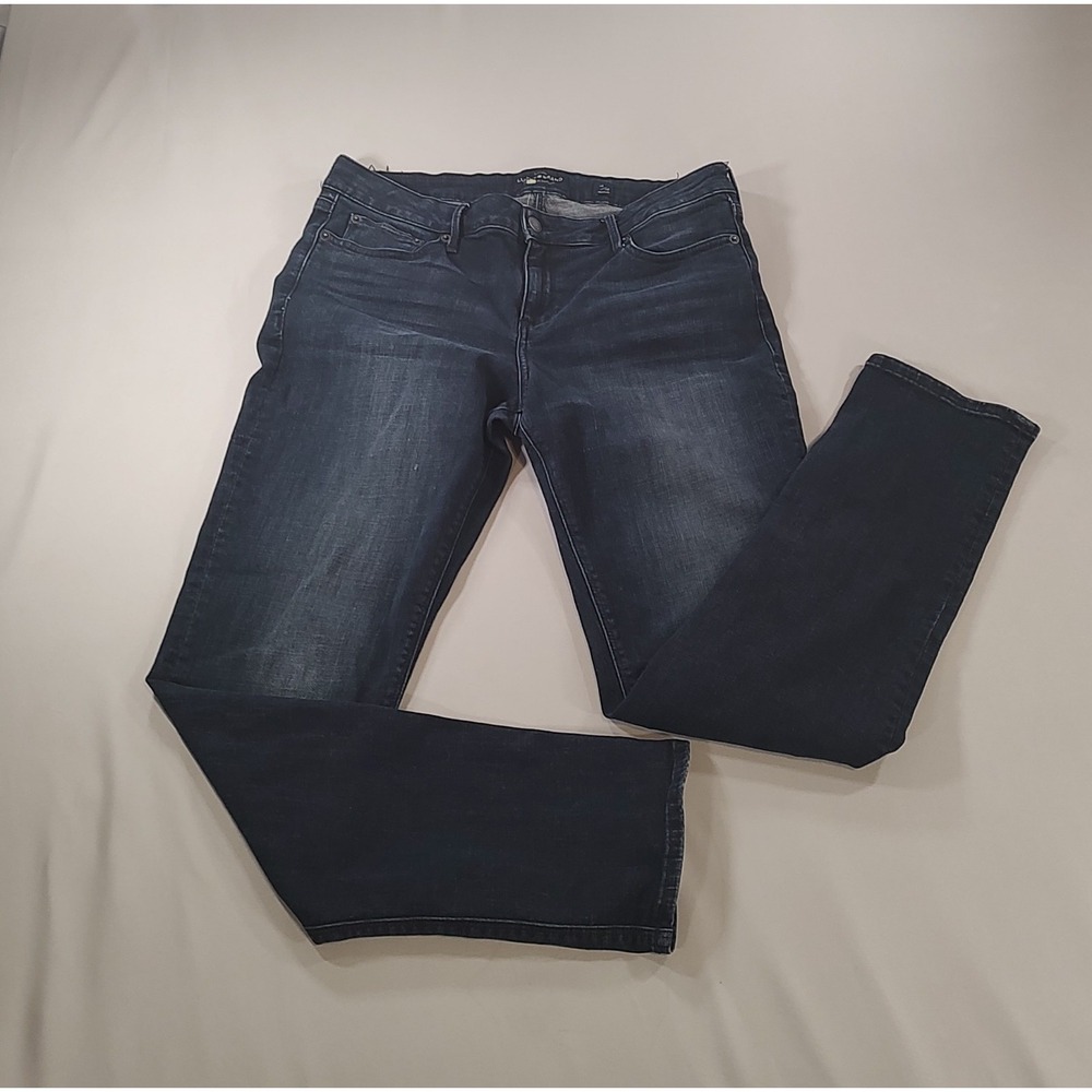 Lucky Brand Lolita Skinny Jeans Womens 14 Blue Indigo Dark Wash Denim Mid Rise